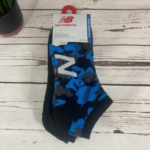 New Balance Mens Active Cushion Low Cut Socks 6 Pairs